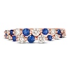 Thumbnail Image 1 of Le Vian Natural Blue Sapphire Ring 1/2 ct tw Diamonds 14K Strawberry Gold