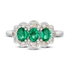 Thumbnail Image 3 of Le Vian Natural Emerald Ring 1/6 ct tw Diamonds 14K Vanilla Gold