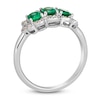 Thumbnail Image 4 of Le Vian Natural Emerald Ring 1/6 ct tw Diamonds 14K Vanilla Gold