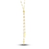 Thumbnail Image 2 of Double Cross Lariat Necklace 14K Yellow Gold 16&quot;