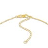 Thumbnail Image 3 of Double Cross Lariat Necklace 14K Yellow Gold 16&quot;