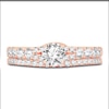 Thumbnail Image 2 of Diamond Bridal Set 1-1/4 ct tw Round 14K Rose Gold