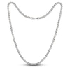 Thumbnail Image 2 of Solid Oval Box Chain Necklace Sterling Silver 24&quot; 5.3mm