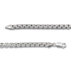 Thumbnail Image 3 of Solid Oval Box Chain Necklace Sterling Silver 24&quot; 5.3mm