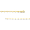 Thumbnail Image 3 of Solid Mirror Link Chain Necklace 14K Yellow Gold 18&quot; 2.66mm