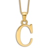 Thumbnail Image 1 of Initial C Necklace 14K Yellow Gold 18&quot;