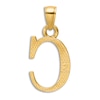 Thumbnail Image 3 of Initial C Necklace 14K Yellow Gold 18&quot;