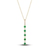 Thumbnail Image 0 of Le Vian Natural Emerald Necklace 1/8 ct tw Diamonds 14K Honey Gold