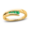 Thumbnail Image 1 of Natural Emerald 4-Stone Ring 14K Yellow Gold