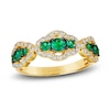 Thumbnail Image 1 of Le Vian Natural Emerald Ring 3/8 ct tw Diamonds 14K Honey Gold