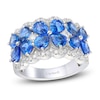 Thumbnail Image 0 of Le Vian Natural Blue Sapphire Ring 1/2 ct tw Diamonds Platinum