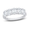 Thumbnail Image 1 of Diamond 5-Stone Anniversary Band 1-7/8 ct tw oval 14K White Gold