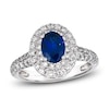 Thumbnail Image 1 of Le Vian Natural Ceylon Sapphire Ring 7/8 ct tw Diamonds 18K Vanilla Gold