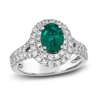 Le Vian Natural Emerald Ring 1 ct tw Diamonds 18K Vanilla Gold | Jared