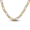 Thumbnail Image 1 of Italia D'Oro Diamond-Cut Oval Twist Necklace 14K Two-Tone Gold 18&quot;