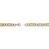 Thumbnail Image 3 of Italia D'Oro Diamond-Cut Oval Twist Necklace 14K Two-Tone Gold 18&quot;