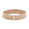 Thumbnail Image 3 of ZYDO Rose Stretch Bracelet 18K Yellow Gold/Stainless Steel 6.5&quot;