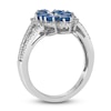 Thumbnail Image 1 of Le Vian Natural Blue Sapphire & Diamond Ring 1/2 ct tw Platinum