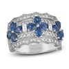 Thumbnail Image 1 of Le Vian Natural Blue Sapphire & Diamond Ring 3/4 ct tw 14K Vanilla Gold