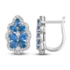 Thumbnail Image 0 of Le Vian Natural Blue Sapphire & Diamond Earrings 1/2 ct tw Platinum