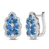 Thumbnail Image 1 of Le Vian Natural Blue Sapphire & Diamond Earrings 1/2 ct tw Platinum