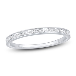 Diamond Anniversary Band 1/6 ct tw 14K White Gold