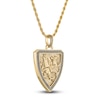 Thumbnail Image 2 of 1933 by Esquire Men's Griffin Shield Necklace 14K Yellow Gold Plated Sterling Silver 22&quot;