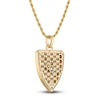 Thumbnail Image 3 of 1933 by Esquire Men's Griffin Shield Necklace 14K Yellow Gold Plated Sterling Silver 22&quot;