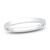 Thumbnail Image 1 of Flat Wedding Band Platinum 2mm