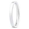 Thumbnail Image 2 of Flat Wedding Band Platinum 2mm