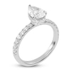 Thumbnail Image 1 of Lab-Created Pear-Shaped Diamond Engagement Ring 1-1/2 ct tw 14K White Gold