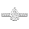 Thumbnail Image 2 of Lab-Created Pear-Shaped Diamond Engagement Ring 1-1/2 ct tw 14K White Gold