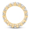 Thumbnail Image 2 of Certified Round-Cut Diamond Eternity Band 4-1/5 - 5-1/8 ct tw 14K Yellow Gold