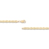 Thumbnail Image 3 of Solid Glitter Rope Chain Bracelet 3.8mm 14K Yellow Gold 8.5&quot;