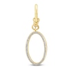 Thumbnail Image 1 of Charm'd by Lulu Frost Diamond Letter O Charm 1/10 ct tw Pavé Round 10K Yellow Gold