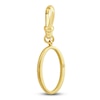 Thumbnail Image 2 of Charm'd by Lulu Frost Diamond Letter O Charm 1/10 ct tw Pavé Round 10K Yellow Gold