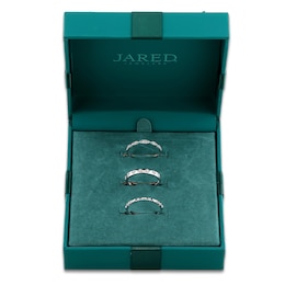 Lab-Created Diamond Anniversary Ring Three-Piece Gift Set 1/3 ct tw 14K White Gold