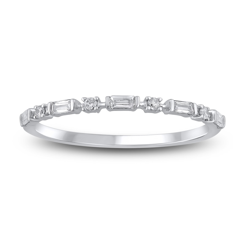 Main Image 2 of Lab-Created Diamond Anniversary Ring Three-Piece Gift Set 1/3 ct tw 14K White Gold