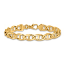 Men's Solid Anchor Link Bracelet 14K Yellow Gold 9.0mm 8&quot;