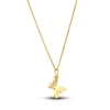 Thumbnail Image 2 of Butterfly Pendant Necklace 14K Yellow Gold 16&quot;