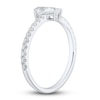 Thumbnail Image 2 of Diamond Two-Stone Engagement Ring 3/4 ct tw Round 14K White Gold