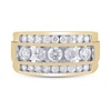 Thumbnail Image 1 of Men's Diamond Anniversary Ring 1-1/2 ct tw Round 14K Yellow Gold