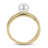 Thumbnail Image 3 of Freshwater Cultured Pearl Ring Diamond Accents 14K Yellow Gold