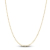 Thumbnail Image 1 of Beaded Chain Necklace 14K Yellow Gold 24&quot; 2.0mm