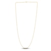 Thumbnail Image 3 of Beaded Chain Necklace 14K Yellow Gold 24&quot; 2.0mm