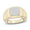 Thumbnail Image 0 of Men's Diamond Ring 1/4 ct tw Round 14K Yellow Gold