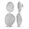 Thumbnail Image 2 of Italia D'Argento Pebble Texture Drop Earrings Sterling Silver