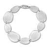 Thumbnail Image 1 of Italia D'Argento Pebble Texture Bracelet Sterling Silver 8.5&quot;