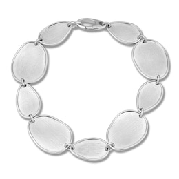 Italia D'Argento Pebble Texture Bracelet Sterling Silver 8.5&quot;