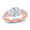 Thumbnail Image 1 of Oval-Cut Created By Jared Studio Lab-Created Diamond Engagement Ring 3-1/2 ct tw 14K Rose Gold